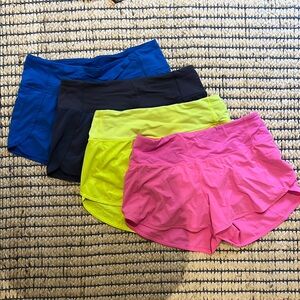 Colorful Athletic Shorts Set